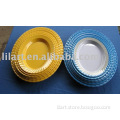 plastic tableware/plastic dinnerware/melamine plate/plastic plate